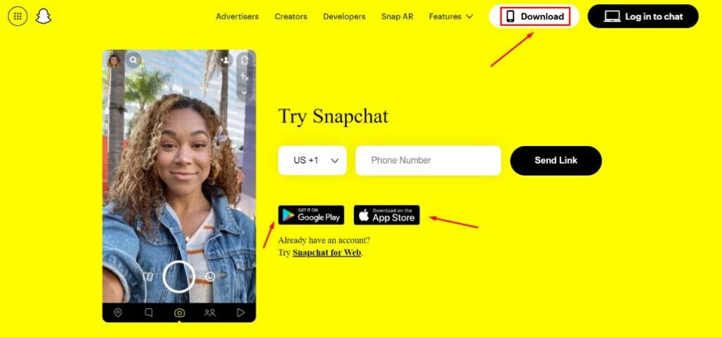 download snapchat app