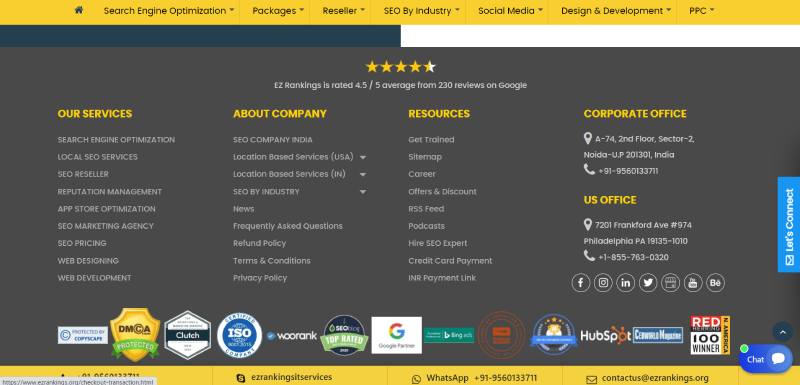 Footer Optimization