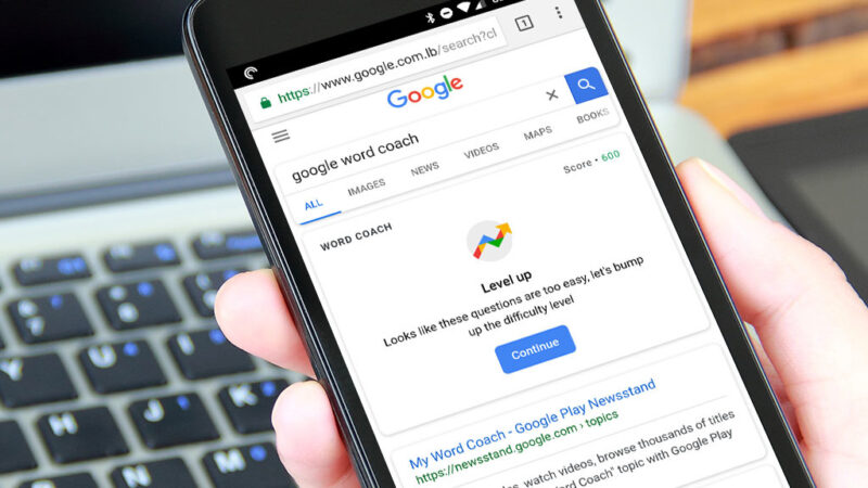 Google Word Coach Game