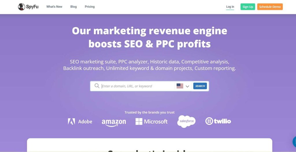 Spyfu Technical SEO Tool