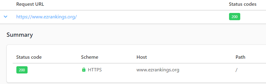 Check Header Status