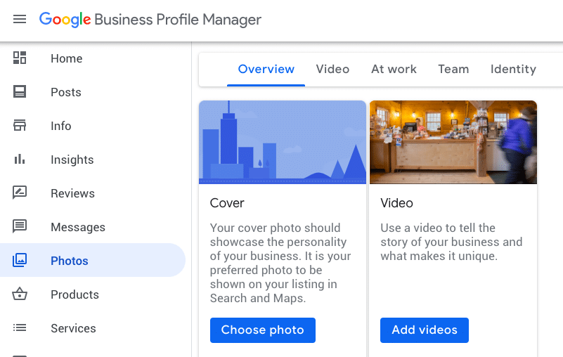 Elements of Google Business Profile